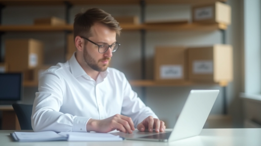 Účetní ověřuje počty na tabletu a porovnává je s účetními záznamy v systému