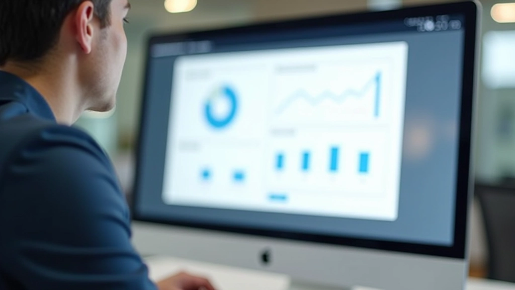 Záznamy skladových zásob v digitálním formátu na obrazovce, grafy a tabulky