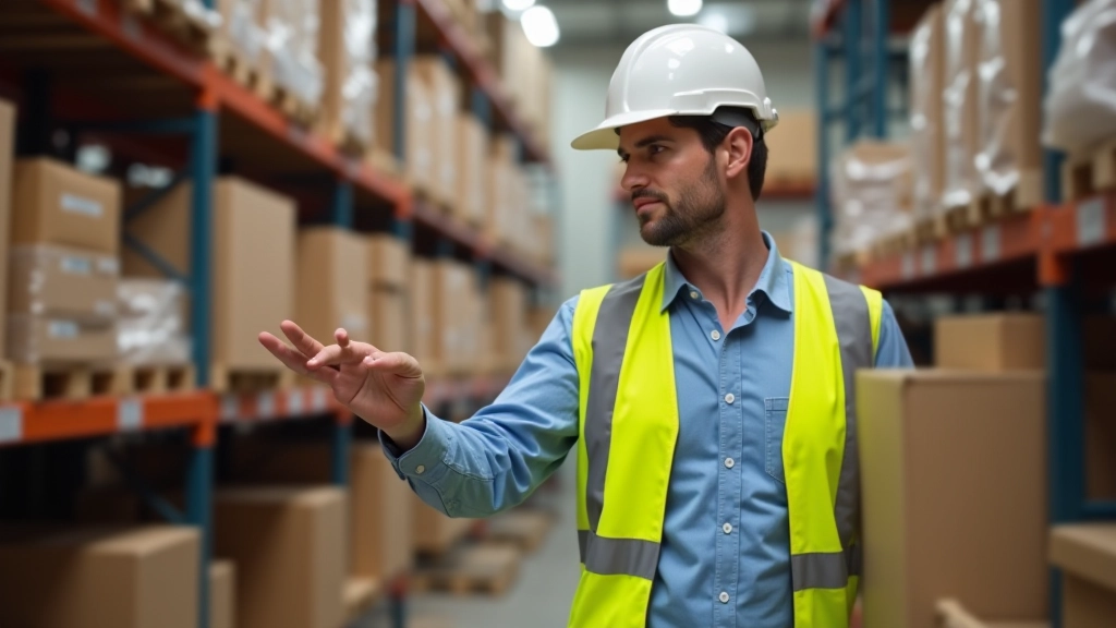 Pracovník skladu kontrolující položky v lednici zásob, počítání a katalogizace produktů